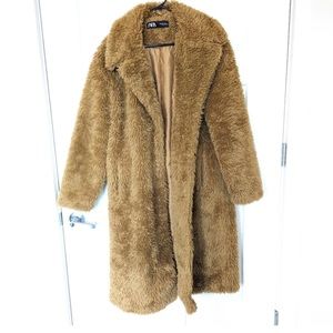 Zara Faux Fur Coat